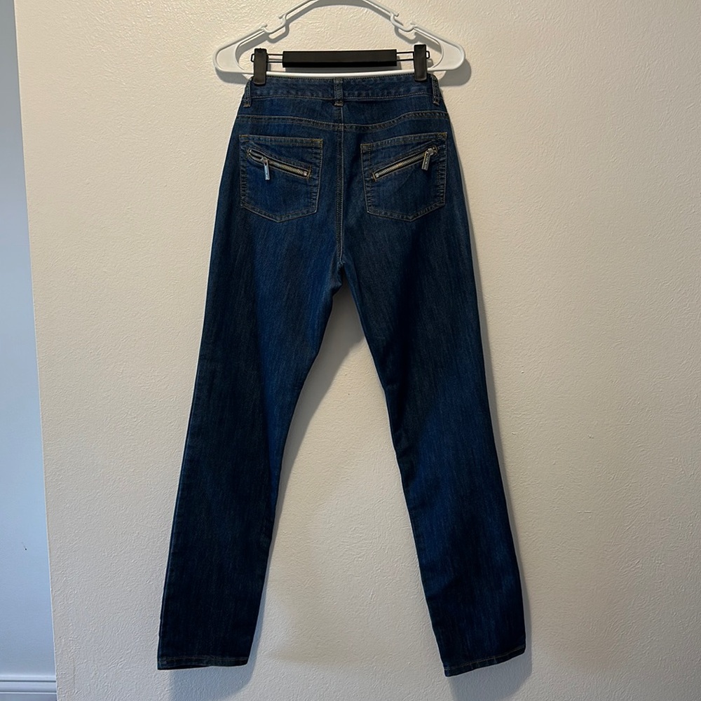 Michael Kors jeans/straight leg/zippers back pocket